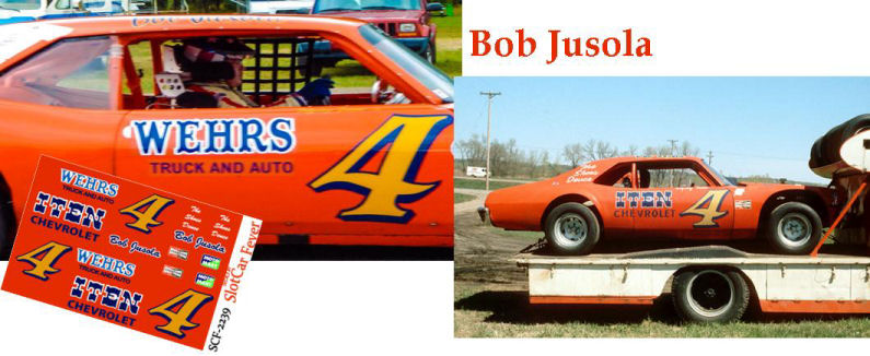 SCF2239 #4 Bob Jusola 70 Chevy II (Build either car)