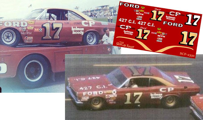 SCF2332-C #17 David Pearson 67 Ford Fairlane