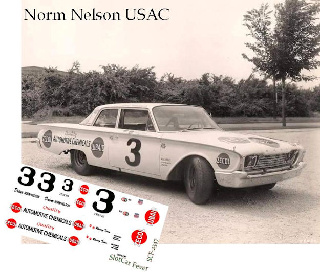 SCF2347 #3 Norm Nelson USAC 60 Ford