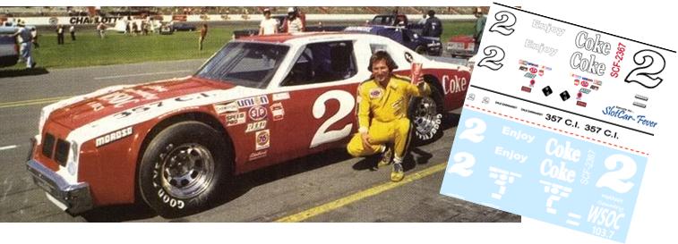 SCF2367-C #2 Dale Earnhardt Sr 1979 Coke Pontiac Ventura