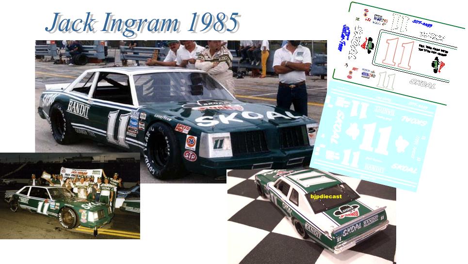 SCF2495-C #11 Jack Ingram 1984 Skoal Pontiac Ventura