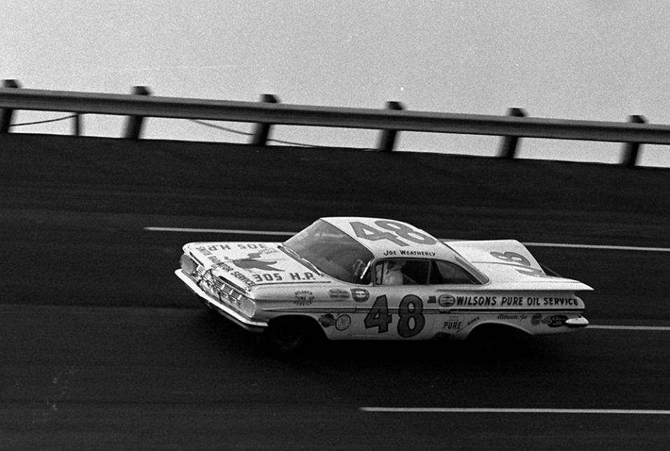 SCF2502 #48 Joe Weatherly 59 Chevy at the 1959 Daytona 500