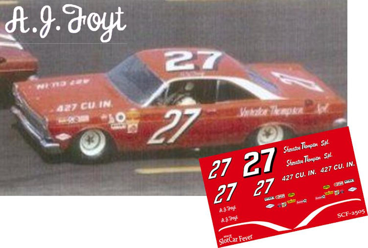 SCF2505 #27 A.J. Foyt 67 Ford Fairlane