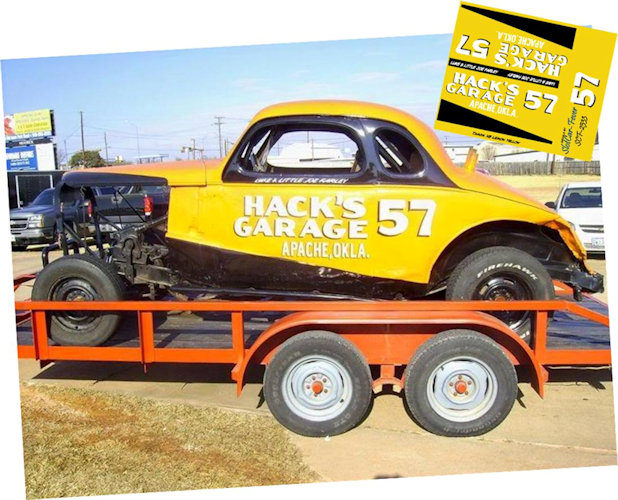 SCF2533 #57 Luke & Little Joe Farley modified coupe