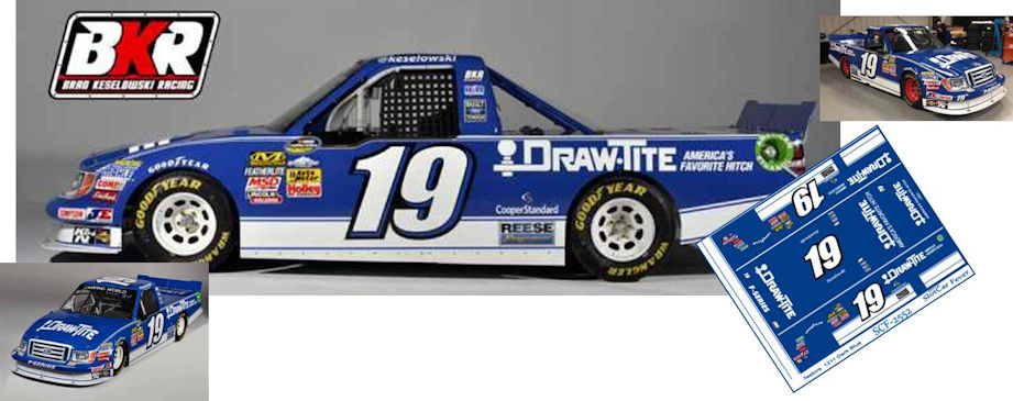 SCF2552 #19 Brad Keselowski 2013 Ford NASCAR Truck