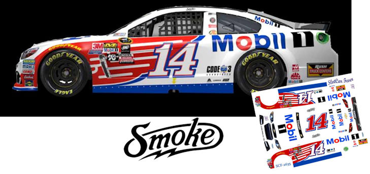 SCF2635 #14 Tony Stewart 2016 NASCAR Mobil 1 Chevy