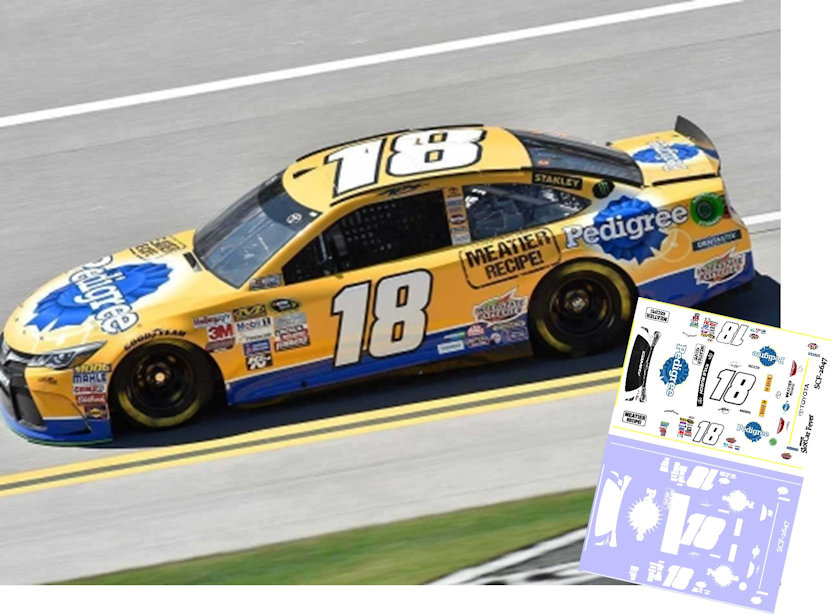 SCF2647-C #18 Kyle Busch 2015 Pedigree Camry