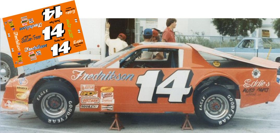 SCF2701 #14 Freddy Fryar 1980's Pontiac Firebird