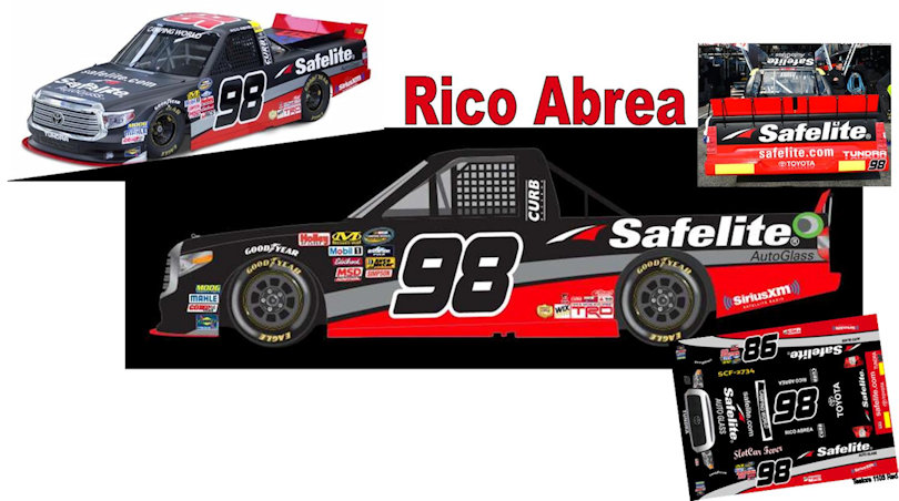 SCF2734 #98 Rico Abrea 2016 Safelite Toyota Tundra