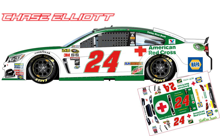 SCF2753-C #24 Chase Elliott American Red Cross 2016 Chevy