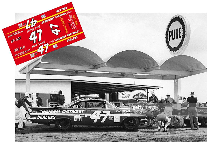 SCF2801-C #47 Jack Smith 1959 Bud Moore Chevy