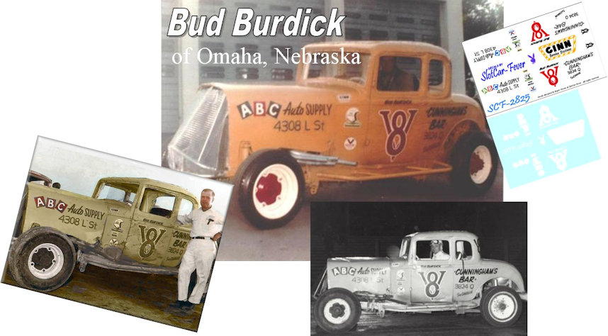 SCF2825-C #V8 Bud Burdick  1932 Ford 5 Window Coupe