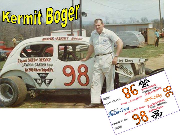 SCF2865 #98 Kermit Boger 1937 Ford Slantback