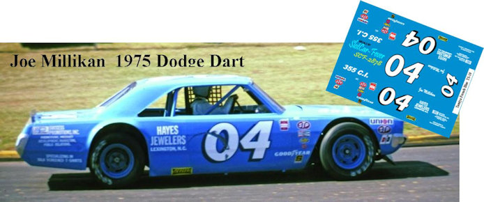 SCF2878-C #04 Joe Millikan  1975 Dodge Dart