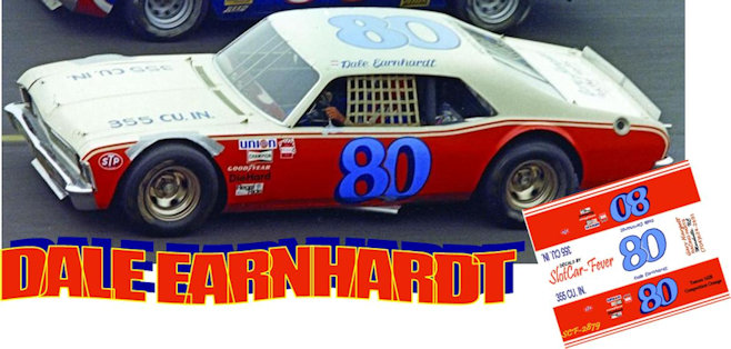 SCF2879-C #80 Dale Earnhardt Sr 1972 Chevy Nova