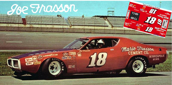 SCF2890-C #18 Joe Frasson 1972 Dodge Charger