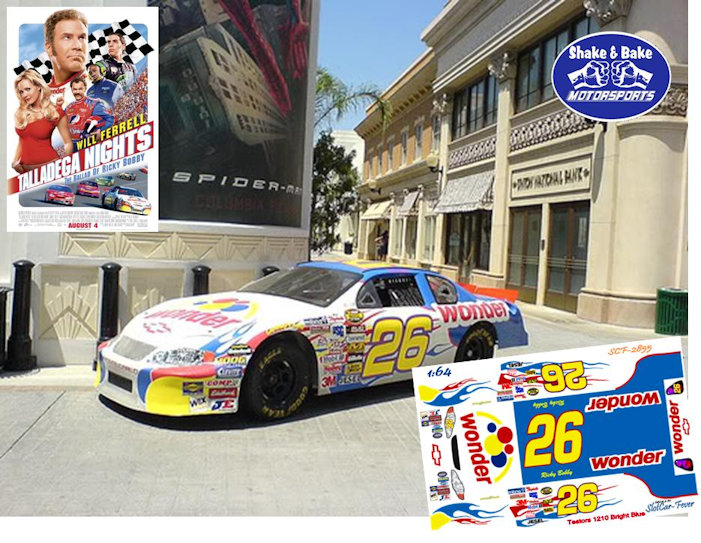 SCF2955-C #26 Ricky Bobby Wonder Bread 2006 Chevy