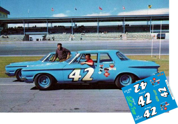 SCF2975-C #42 Lee Petty 1962 Plymouth