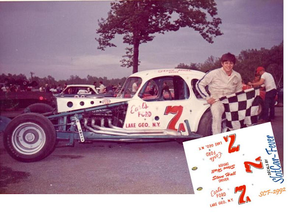 SCF2992 #7A Steve Hall modified coupe 1971 Albany-Saratoga