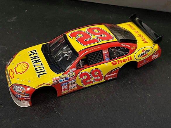 29PennzoilChevy #29 Kevin Harvick Pennzoil Chevy slot car body 1:32 scale