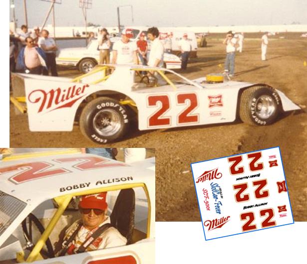 SCF3001 #22 Bobby Allison at Cedar Rapids, Iowa......1983