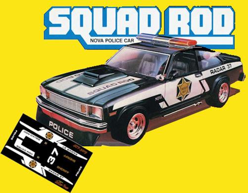 SCF3209 Squad Rod kit decals.