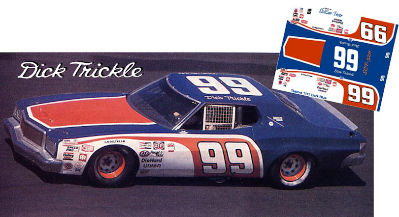 SCF3211 #99 Dick Trickle 1976 Ford Torino