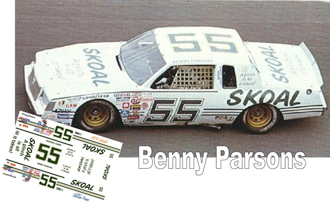 SCF3246 #55 Benny Parsons 1983 Buick Regal at the Dayton 500