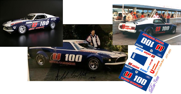 SCF3353 #U-100 Allen Moffat 1974 Ford Mustang