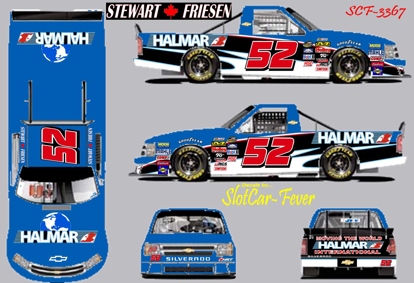 SCF3367-C #52 Stewart Friesen Halmar Camping World truck