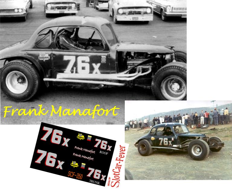 SCF_350-C #76x Frank Manafort at Islip Speedway in 1967 with his Modified