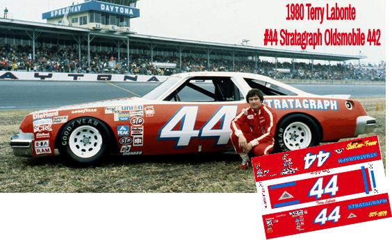 SCF3579-C #44 Terry Labonte 1980 Stratagraph Oldsmobile 442