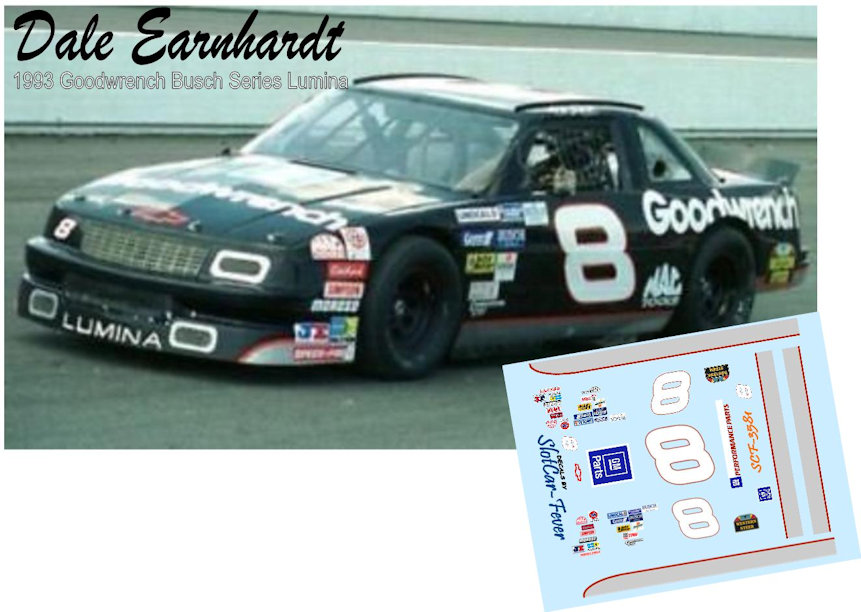 SCF3581-C #8 Dale Earnhardt 1993 Goodwrench Busch Series Lumina