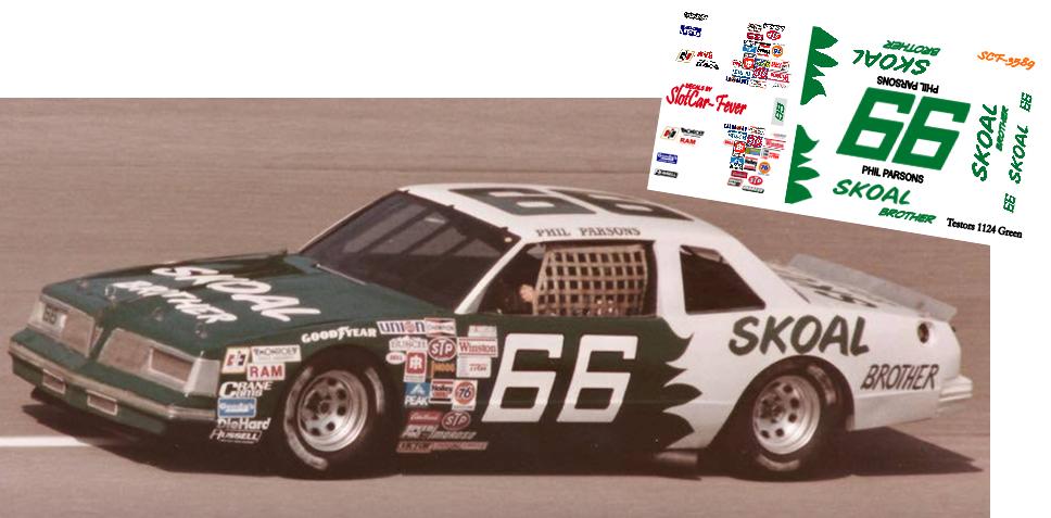 SCF3589-C #66 Phil Parsons Skoal Pontiac