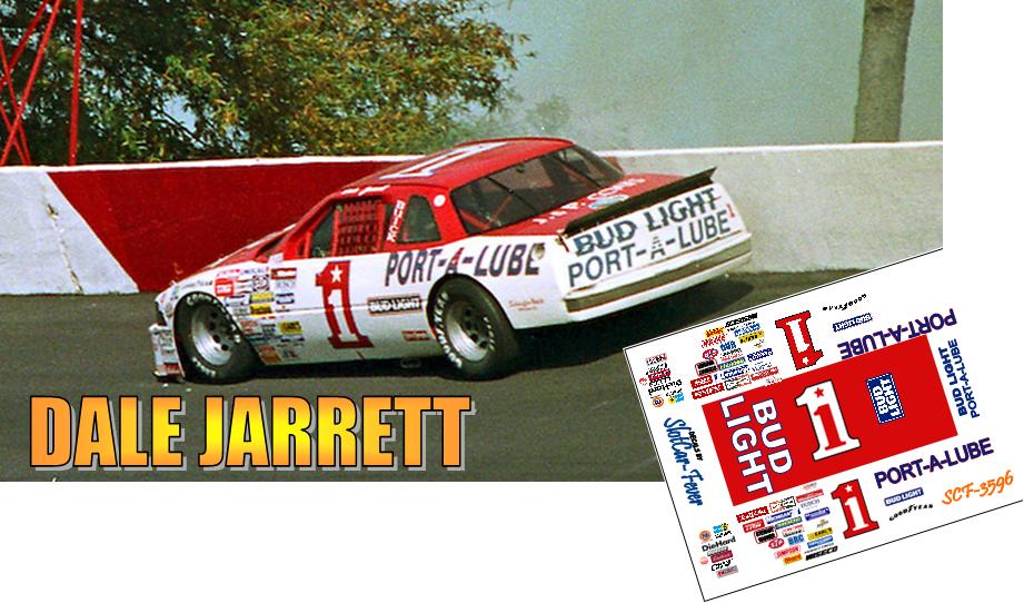 SCF3596-C #1 Dale Jarrett 1988 Port-A-Lube Bud Light Buick