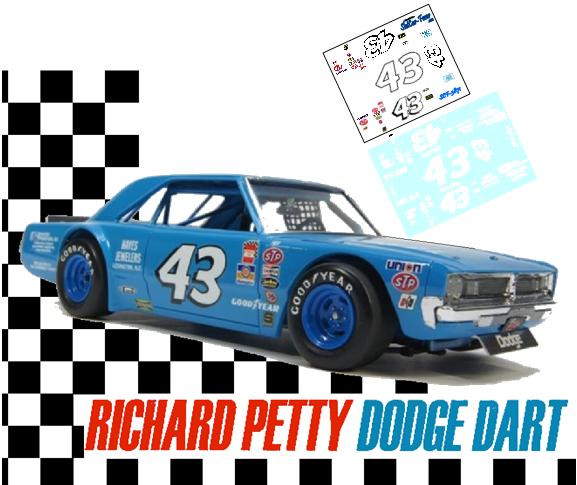 SCF3871-C #43 Richard Petty Dodge Dart