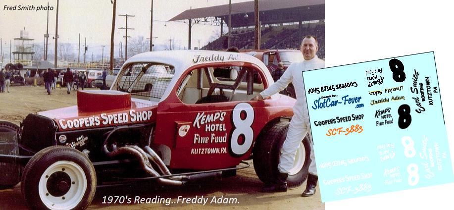 SCF3883-C #8 Freddy Adam modified coupe