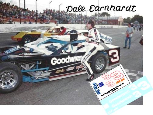 SCF4111-C #3 Dale Earnhardt Goodwrench modified at Hawkeye Downs, Cedar Rapids, IA