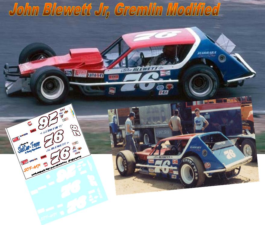 SCF4171-C #76 John Blewett Jr Gremlin Modified