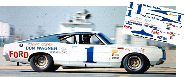 SCF4201 #1 A.J. Foyt or Bobby Bowsher Don Wagner Ford