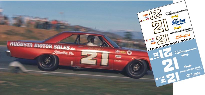 SCF4204 #21 Marvin Panch Wood Brothers 1965 Ford Galaxie