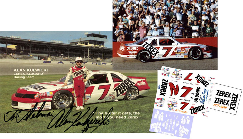 SCF4420-C #7 Alan Kulwicki 1987 Zerex Anti-freeze Thunderbird