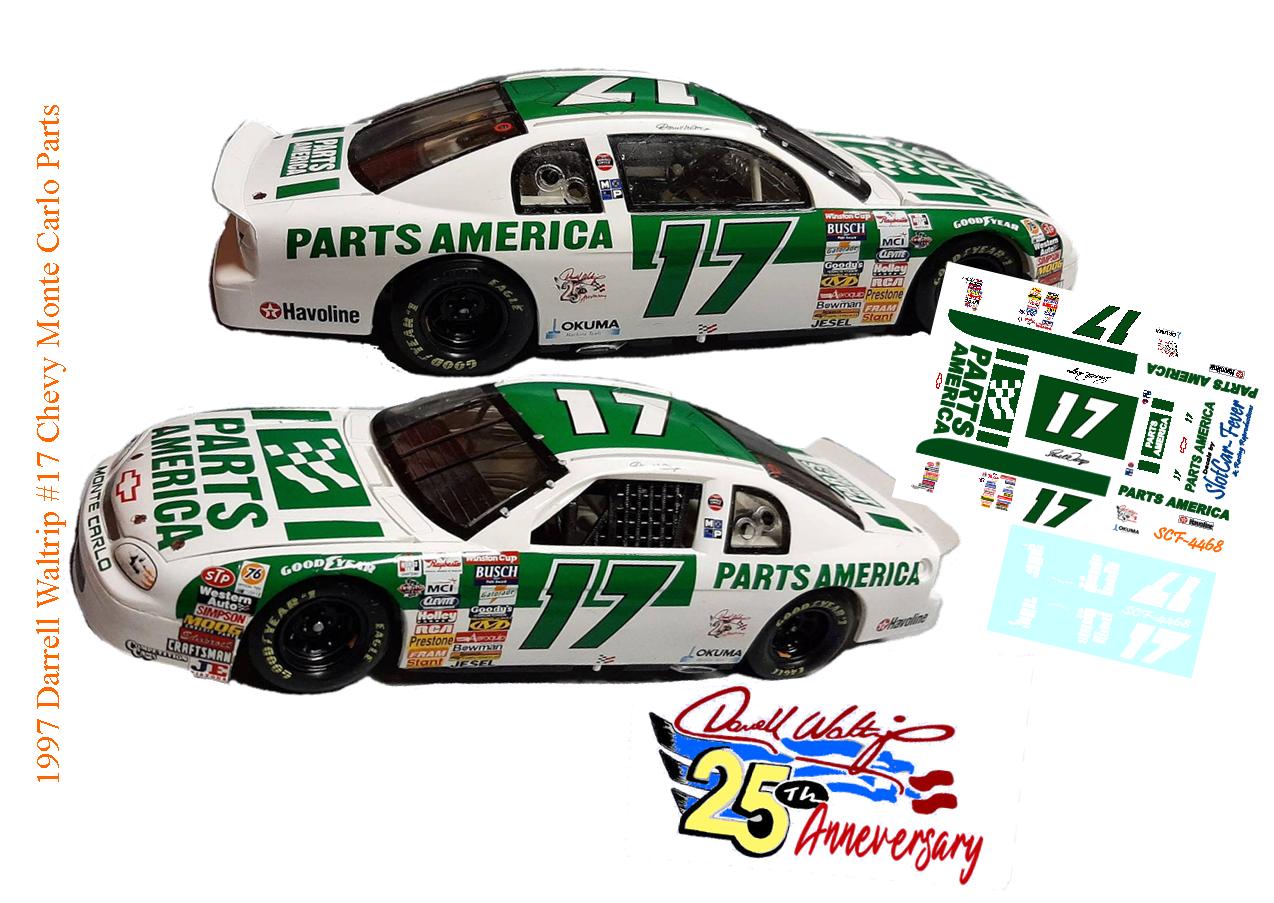 SCF4468-C #17 Darrell Waltrip 1997 Chevy Monte Carlo Parts America