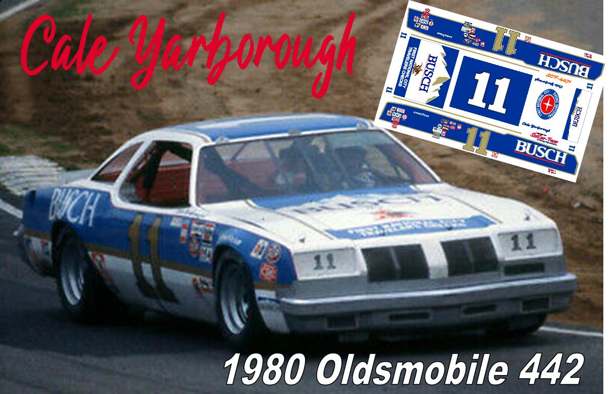 SCF4471-C #11 Cal Yarborough1980 Busch Beer Oldsmobile 442