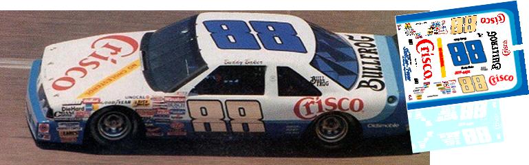 SCF4472-C #88 Buddy Baker Crisco Oldsmobile