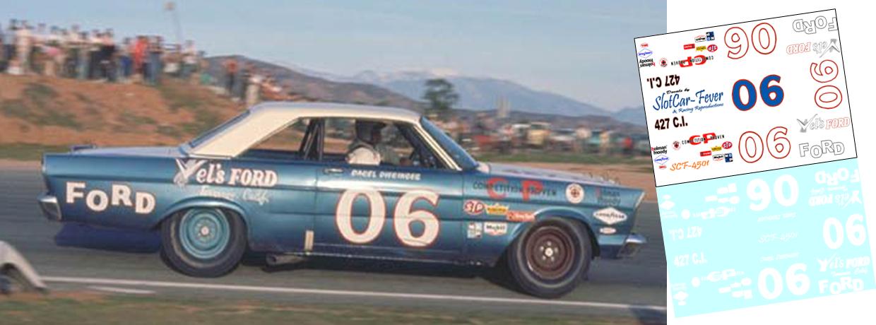 SCF4501-C #06 Darel Dieringer Holman Moody Ford at Riverside Raceway 1965