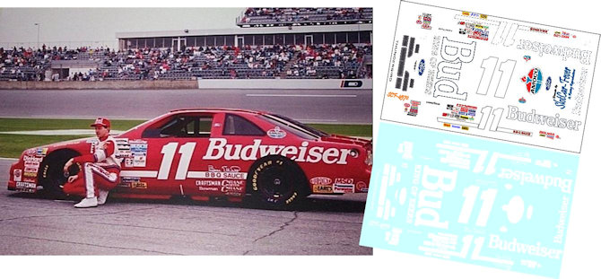 SCF4570-C #11 Bill Elliott 1993 Budweiser Ford Thunderbird