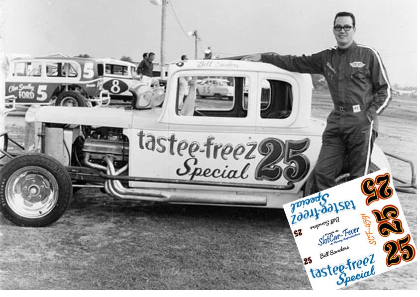 SCF4591 #25 Bill Sanders Tastee-Freez 32 Ford coupe