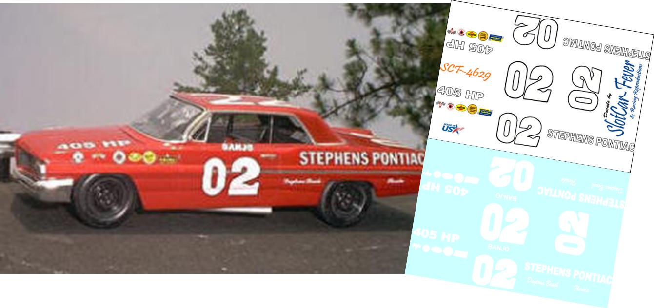 SCF4629-C #02 Banjo Mathews 1962 Stephens Pontiac, Pontiac