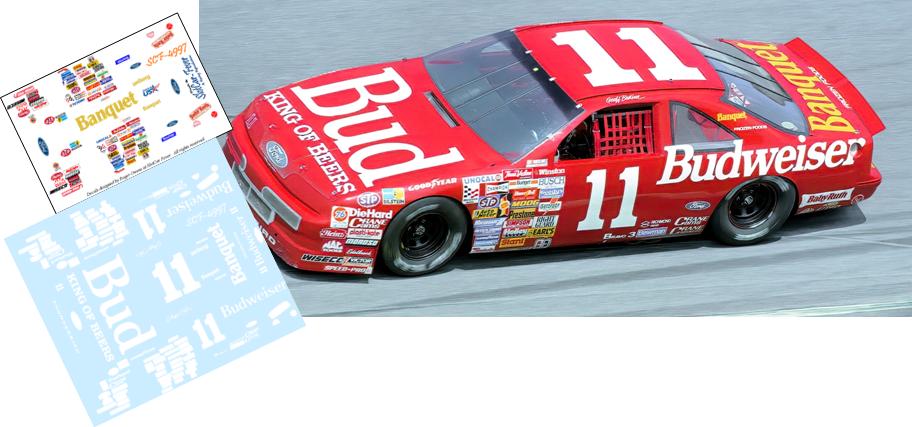 SCF-4997-C #11 Geoff Bodine 1991 Budweiser Thunderbird